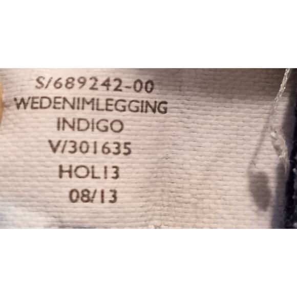 Banana Republic Indigo Denim Jeggings Skinny Stretch Pants 0 Minimalist Capsule - Picture 7 of 9